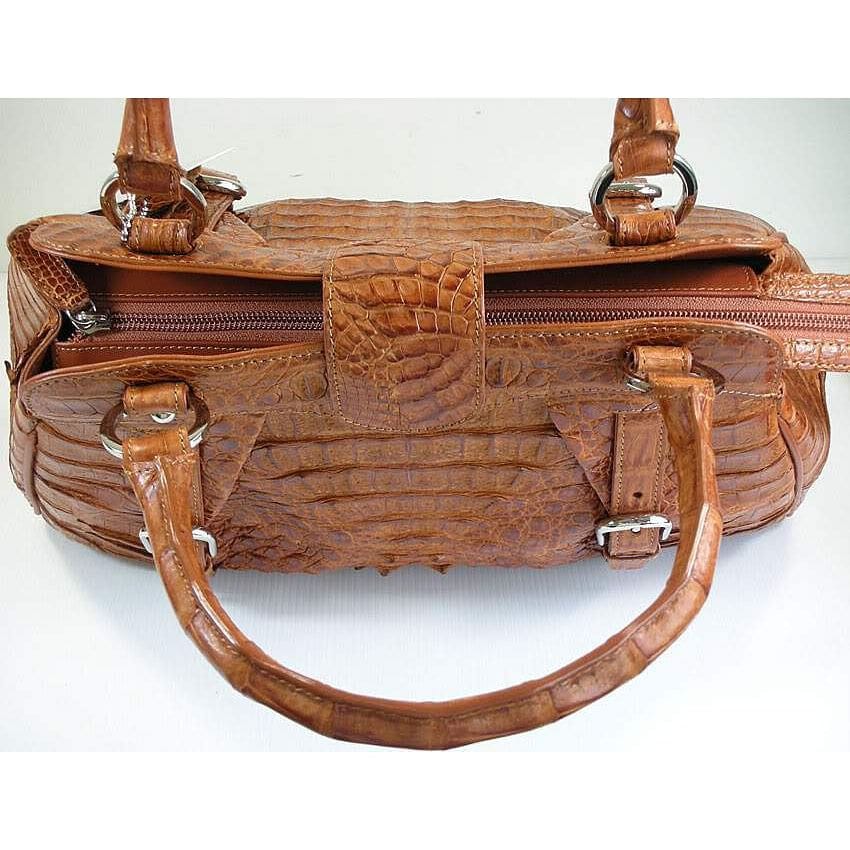 Light Brown Crocodile Handbags