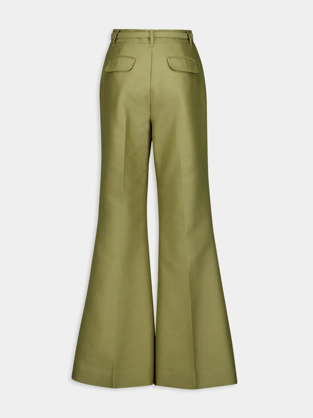 Light Olive Tranquillity Flare Leg Pant