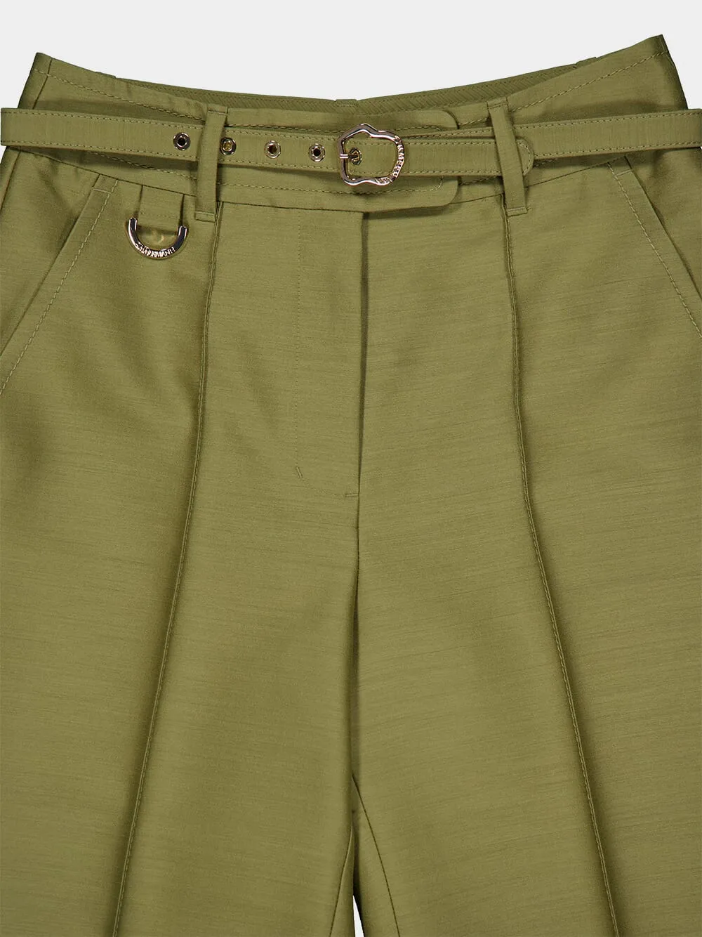 Light Olive Tranquillity Flare Leg Pant