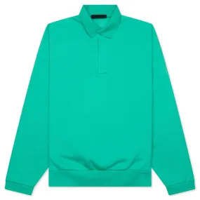 L/S Polo - Mint Leaf