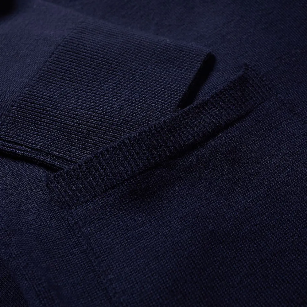 Maison Kitsuné Virgin Wool Classic CardiganNavy