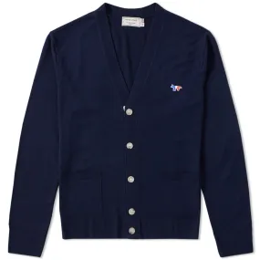 Maison Kitsuné Virgin Wool Classic CardiganNavy