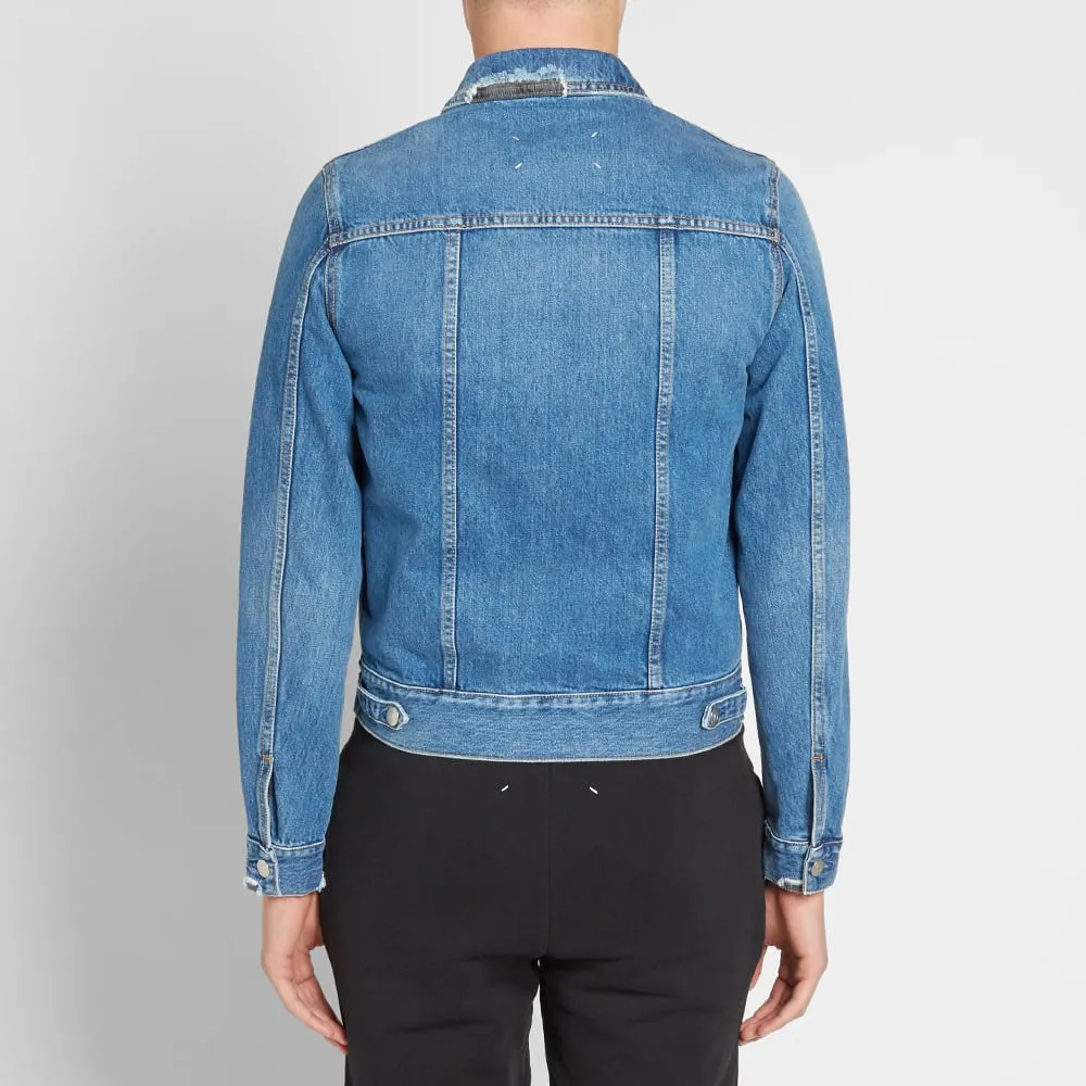 Maison Margiela 10 Distressed Denim JacketBleached Indigo