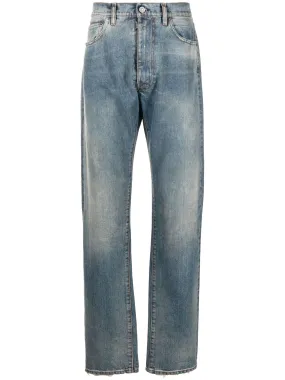 Maison Margiela Distressed Straight Leg Denim