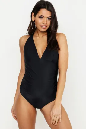 Maternity Bump Control Halter Swimsuit