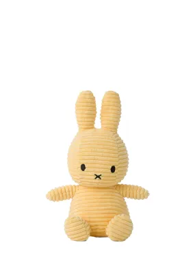 Miy small corduroy soft toy, buttercream (23 cm)