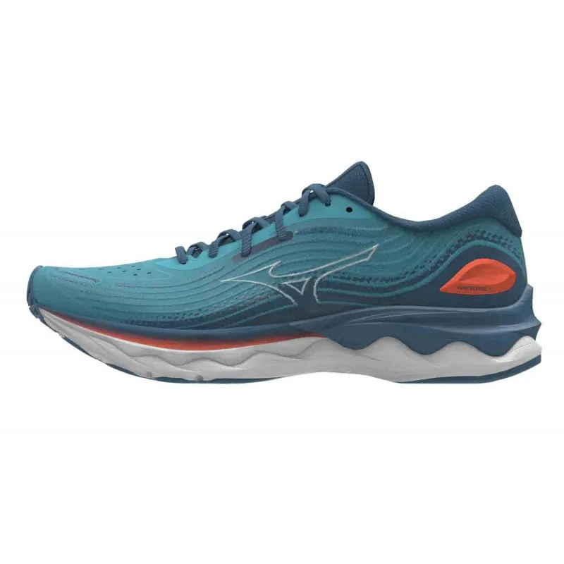 MIZUNO WAVE SKYRISE 4 BLUE ASHES/NIMBUS CLOUD/SOLEIL FOR MEN'S