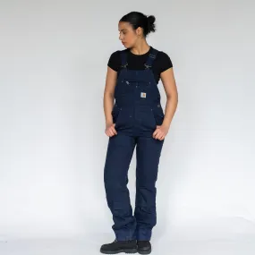 Navy Blue y2ks Carhartt Deadstock Denim Baggy Dungarees (S)