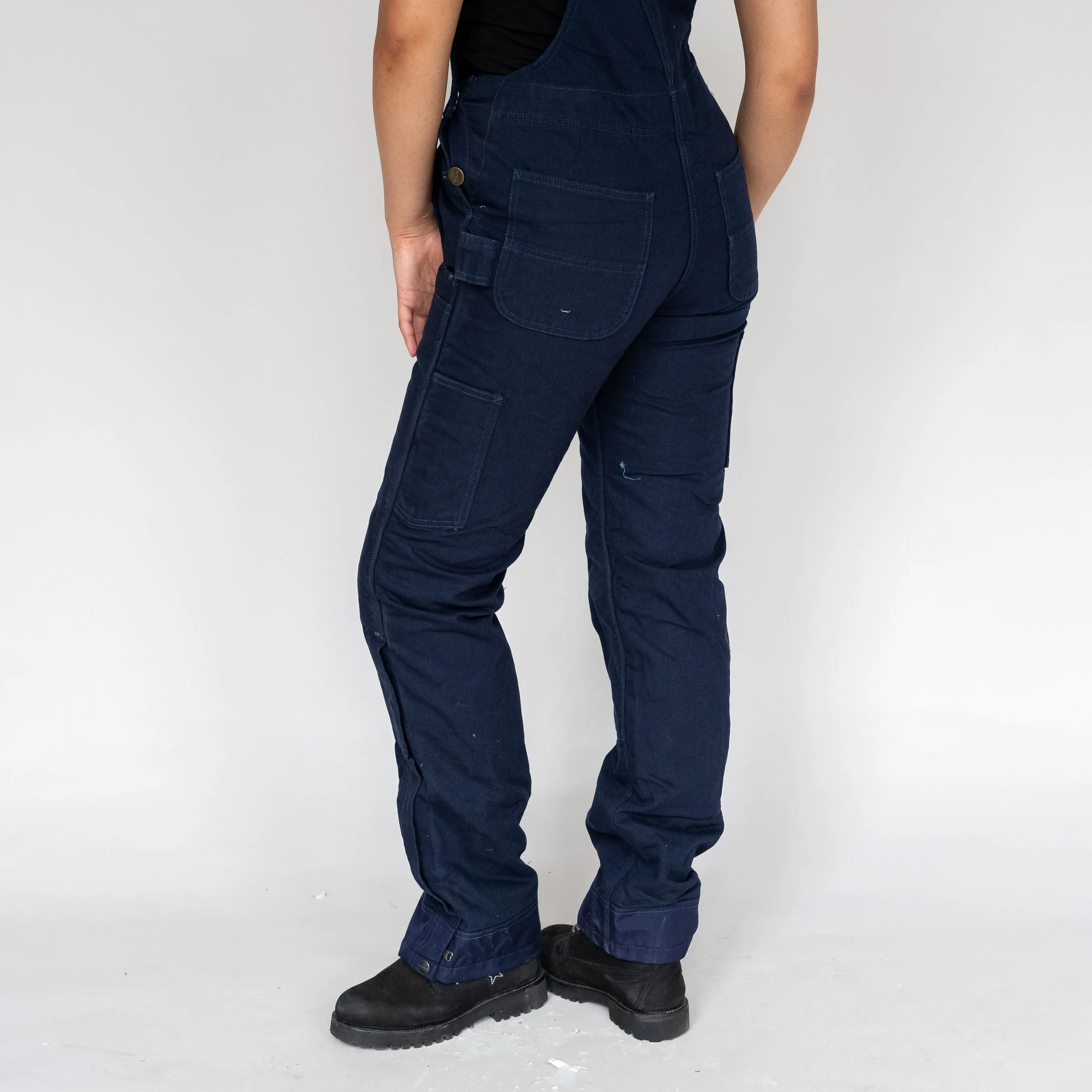 Navy Blue y2ks Carhartt Deadstock Denim Baggy Dungarees (S)