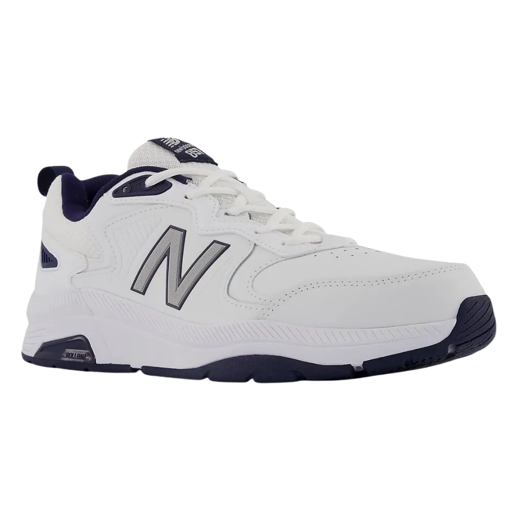 New Balance MX857V3 White/Navy/Rain Cloud Athletic Shoe (Men's)