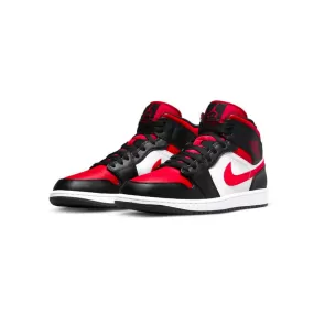 Nike Air Jordan 1 Mid Alternate Bred Toe