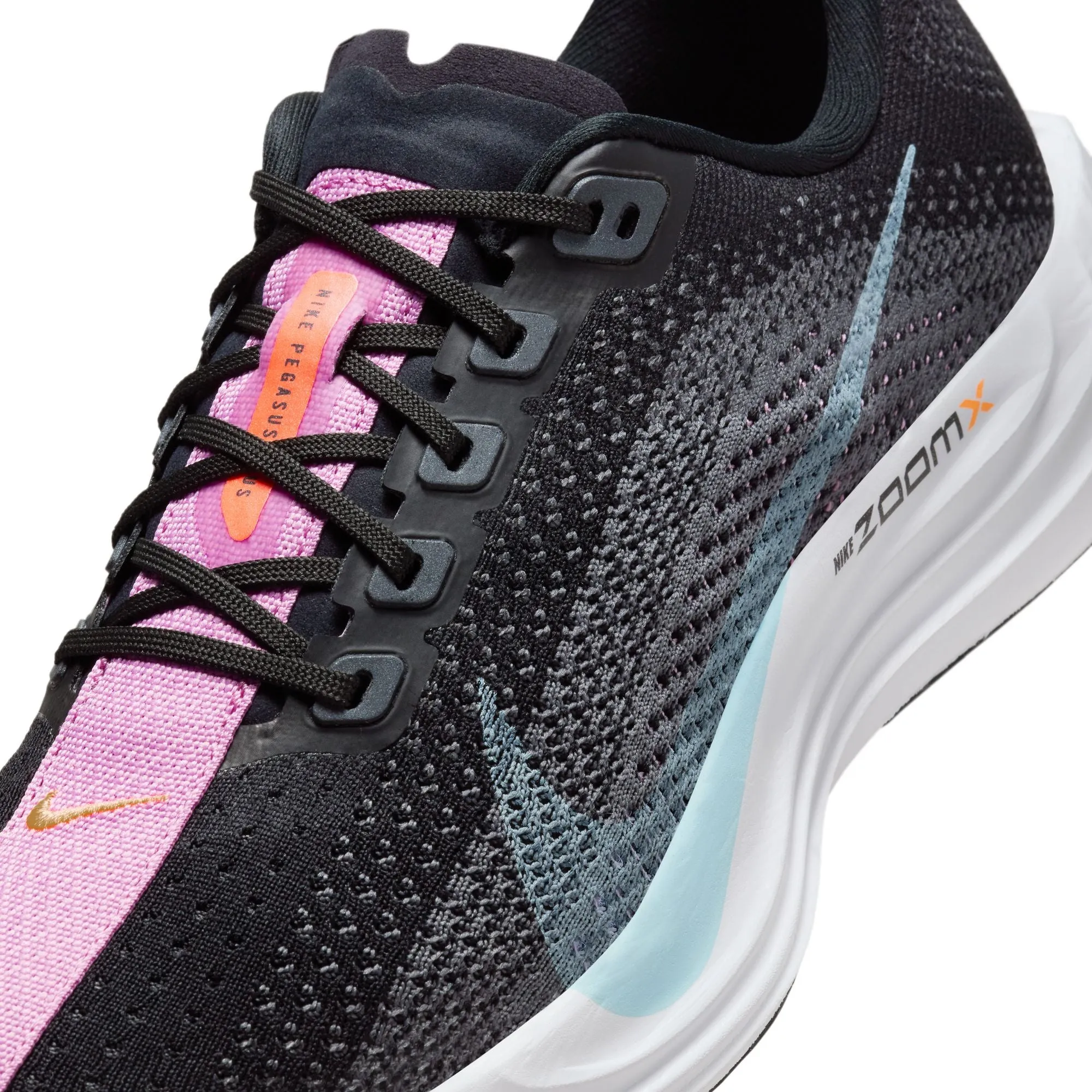 Nike Women's Pegasus Plus Running Shoes Black / Glacier Blue / Dark Grey / Beyond Pink