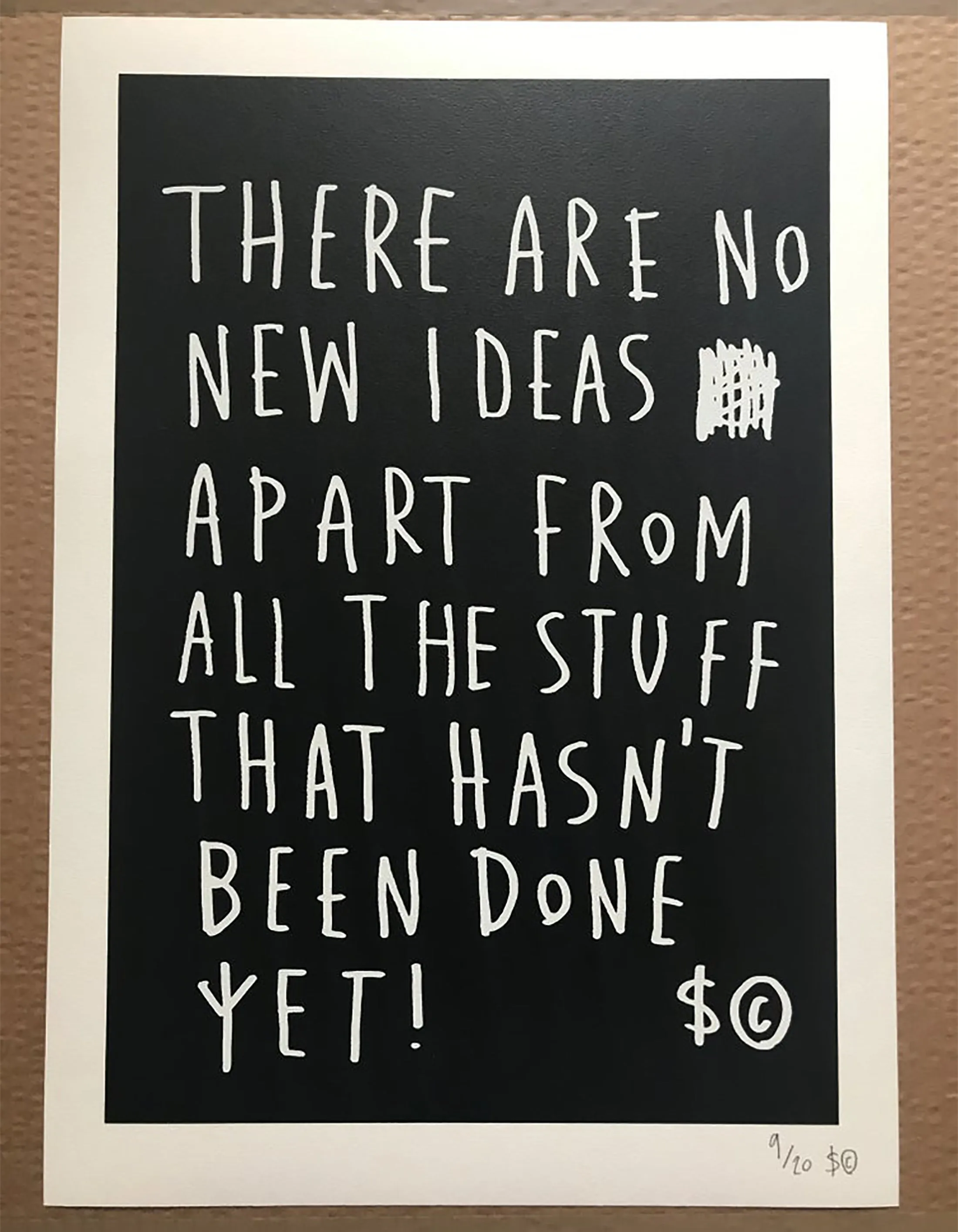 No New Ideas