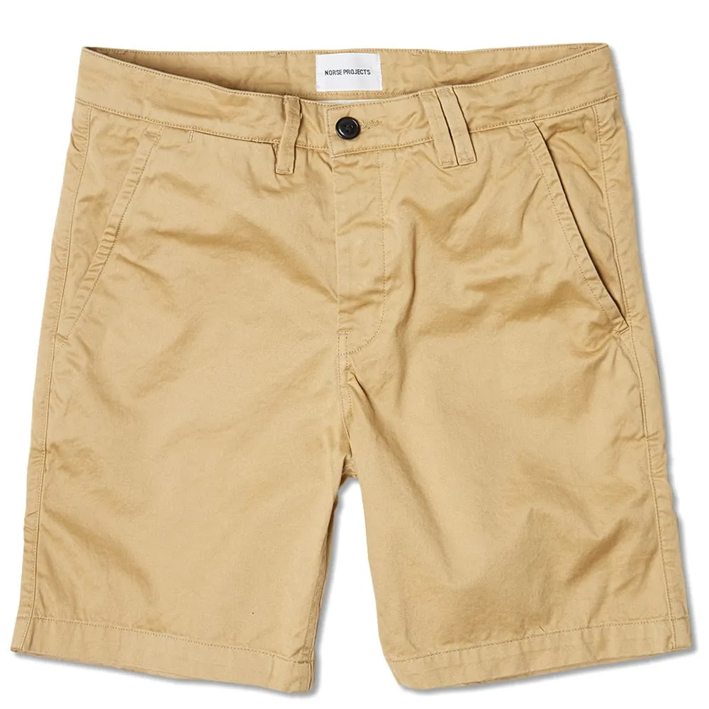 Norse Projects Aros Heavy Chino ShortSummer Khaki