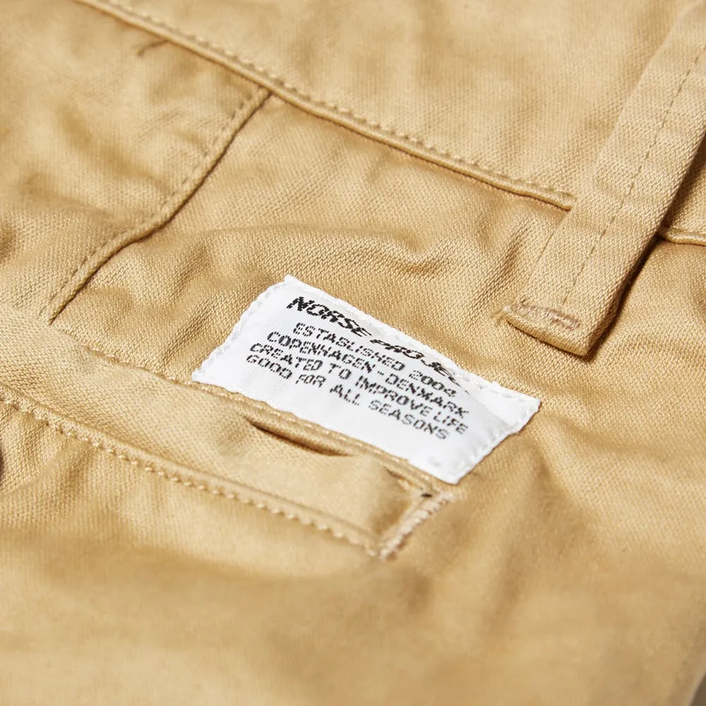 Norse Projects Aros Heavy Chino ShortSummer Khaki