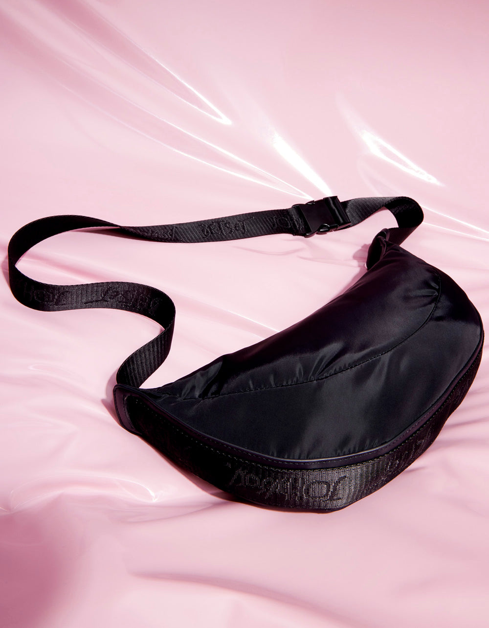 NYLON SLING BAG BLACK