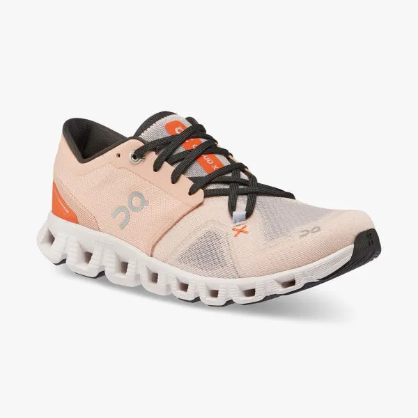 On Women's Cloud X 3 Rose Sand