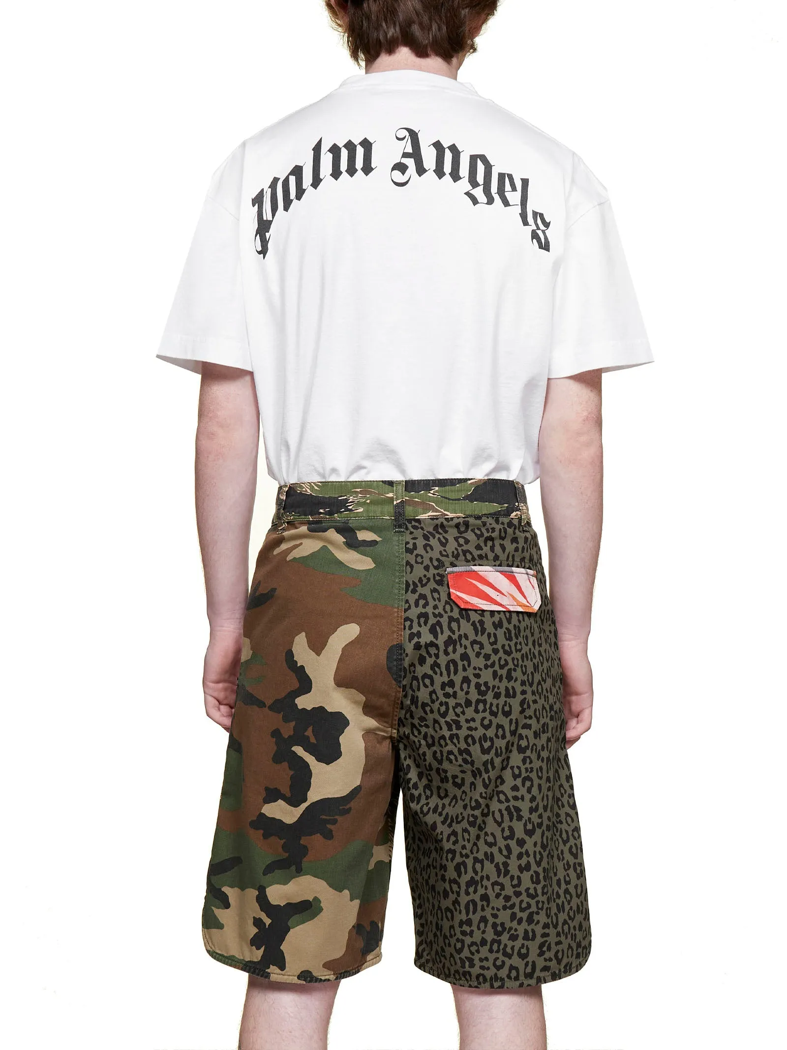 Palm Angels Printed Drawstring Shorts