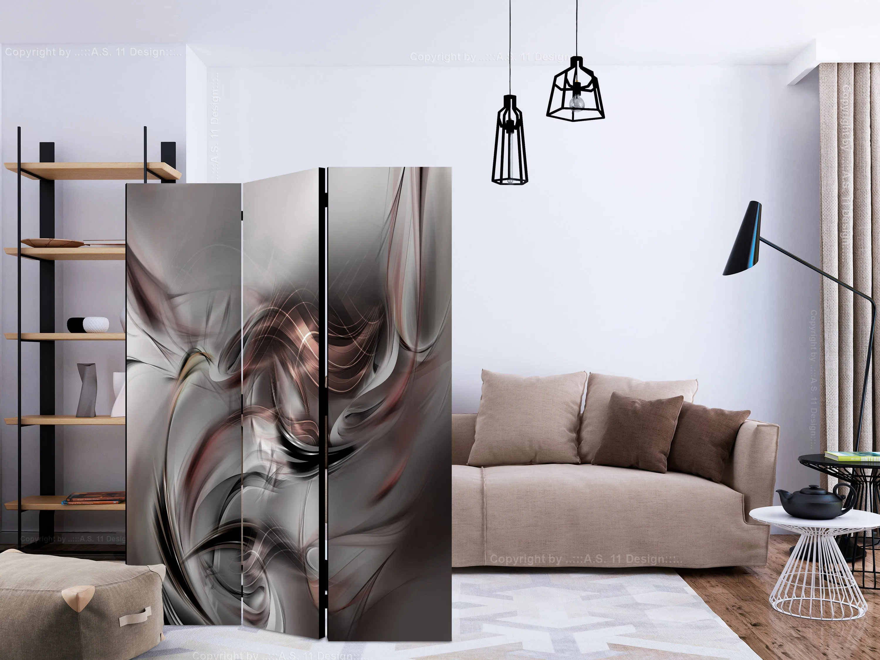 Paravento Abstract Cloud [Room Dividers]