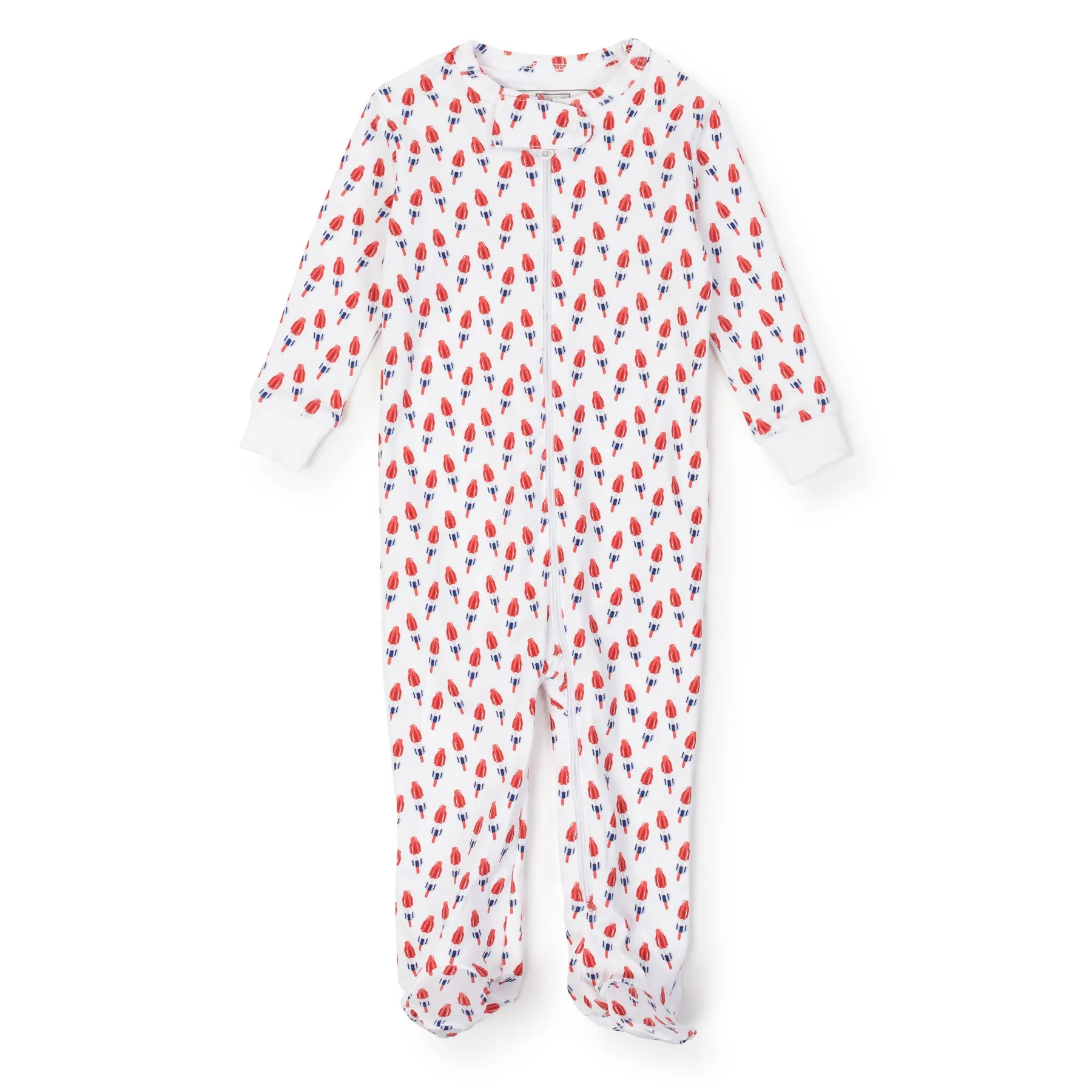 Parker Zipper Pajama - Patriotic Popsicles