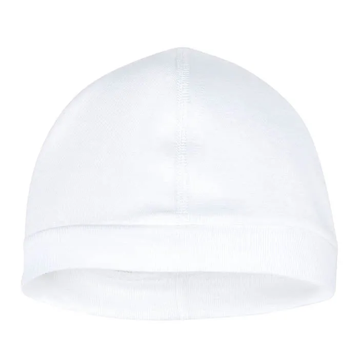 Petit Bateau Baby Turph Beanie Hat Foam White