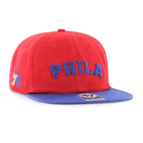 PHILADELPHIA 76ERS CITY BLOCK '47 CAPTAIN RL