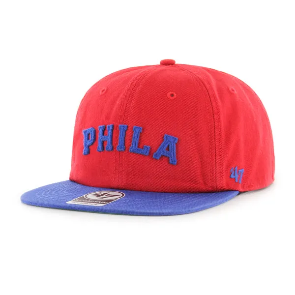 PHILADELPHIA 76ERS CITY BLOCK '47 CAPTAIN RL