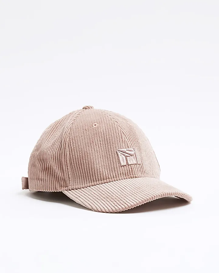 Pink Corduroy Cap