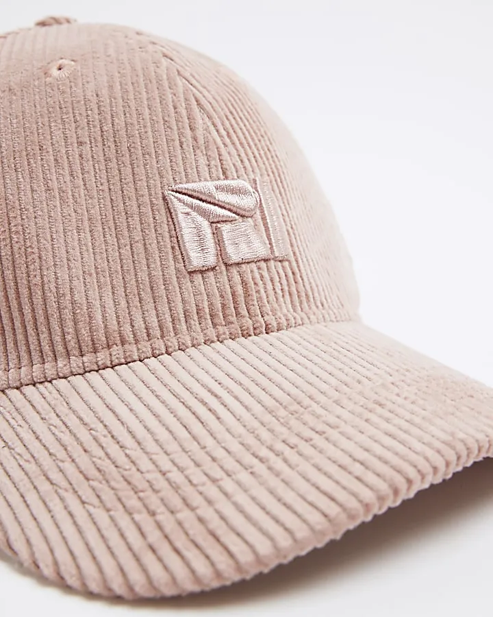 Pink Corduroy Cap