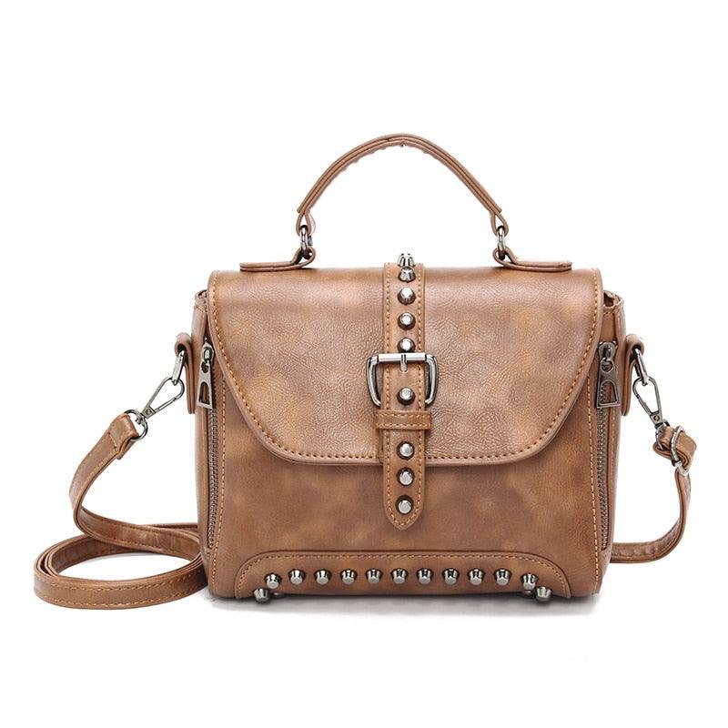 Pinned Leather Handbags