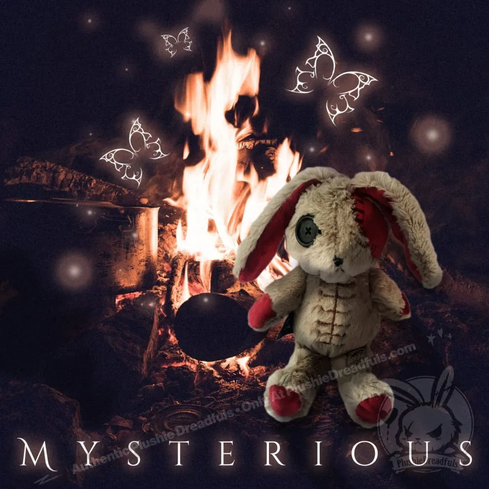 Plushie Dreadfuls -  Distressed White Rabbit - Plush Stuffed Animal