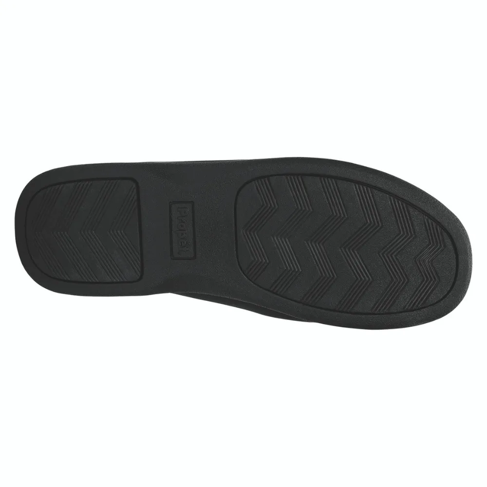 Propet Cush N Foot Black Corduroy Slipper (Men's)