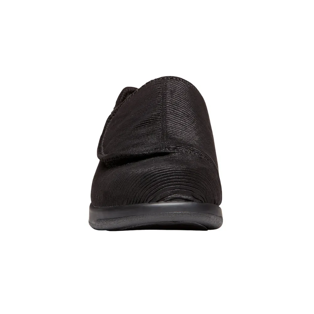 Propet Cush N Foot Black Corduroy Slipper (Men's)