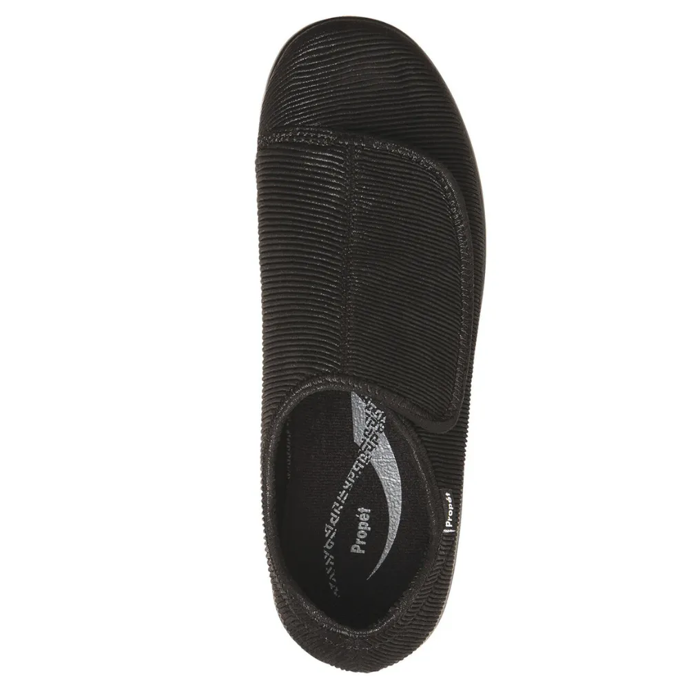 Propet Cush N Foot Black Corduroy Slipper (Men's)