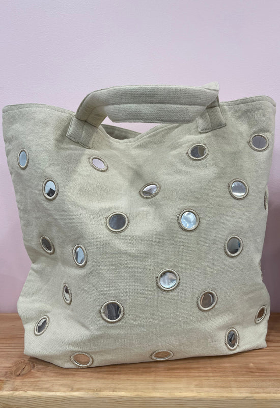 Quilted Koala - Mirror Tote Bag Stone