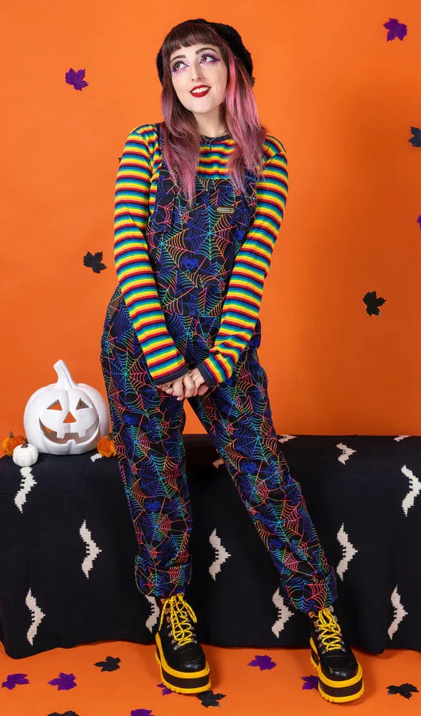 Rainbow Spider Dungarees