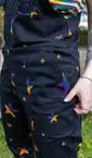 Rainbow Stars Dungarees