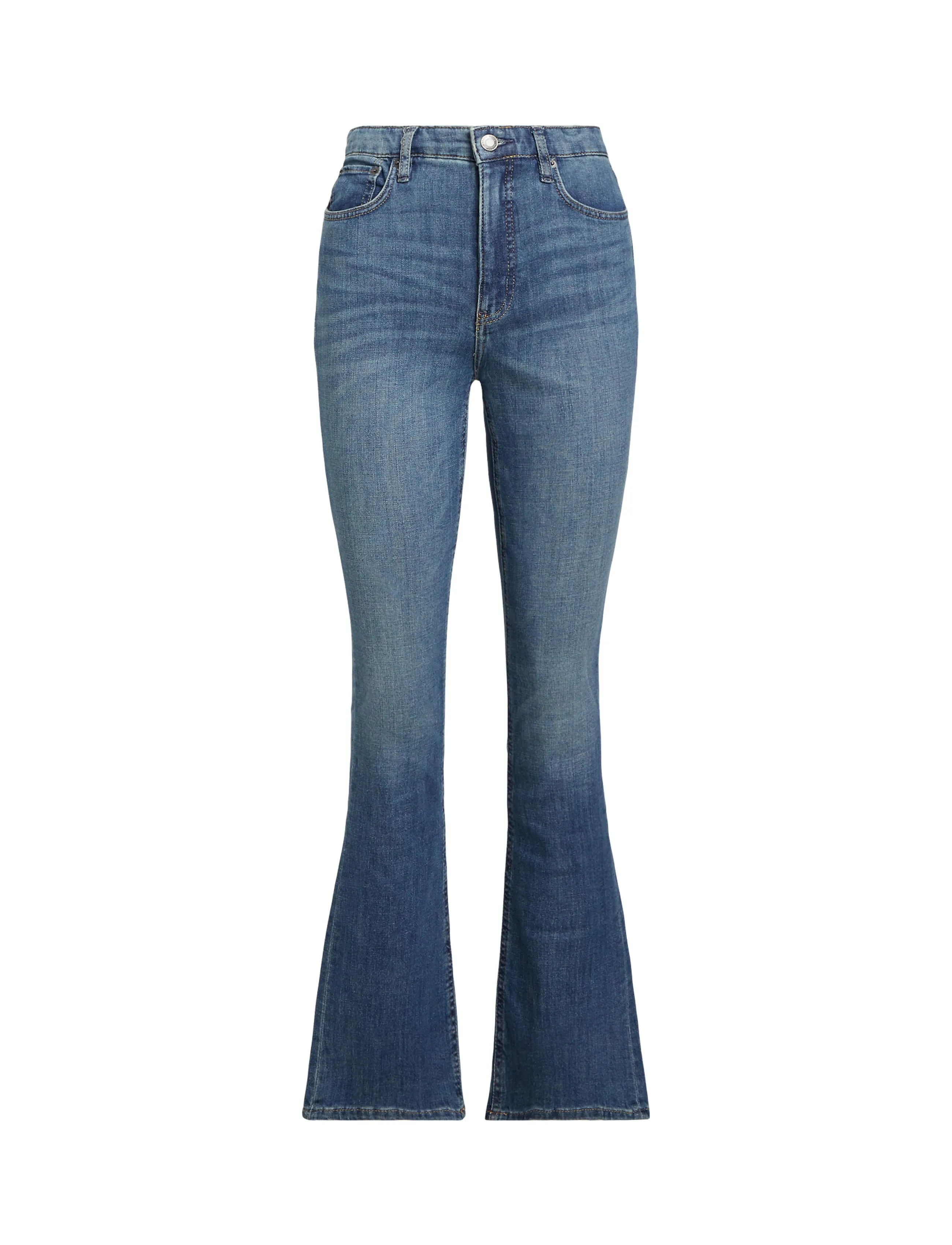 Ralph Lauren Womens Highrise Flared Jeans