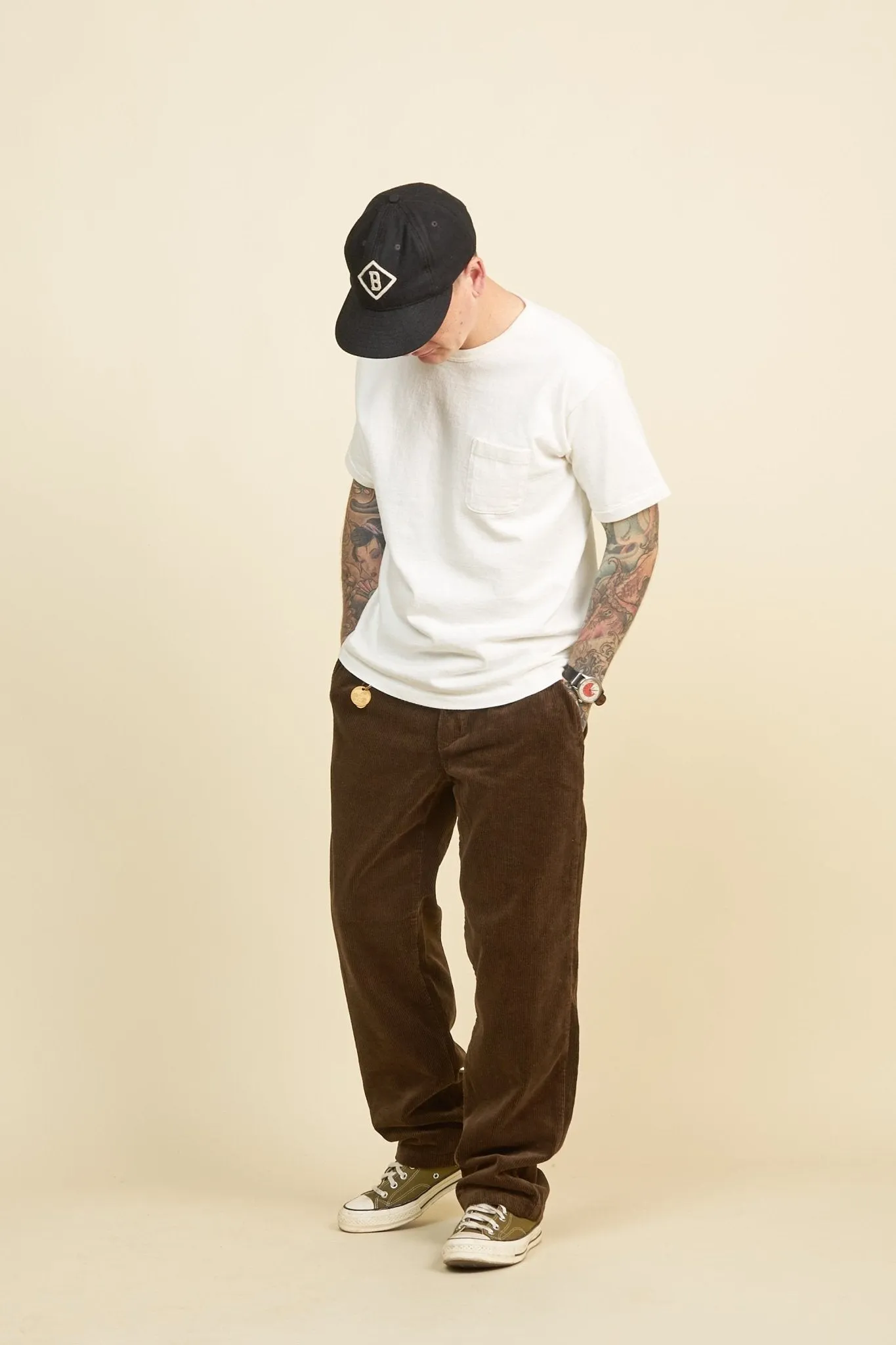 Rats Corduroy Easy Pant - Brown