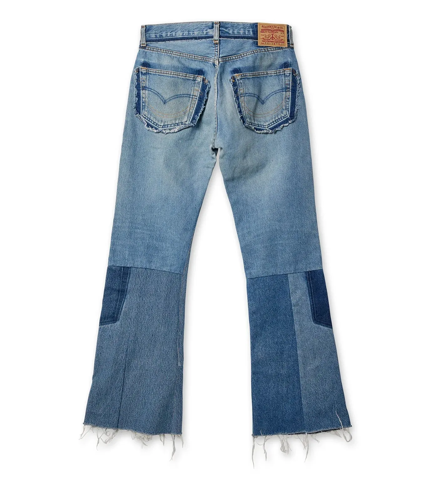 Readymade Light Wash Flare Denim