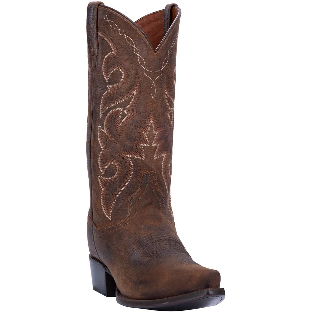 Renegade Distressed Embroidered Snip Toe Cowboy Boots