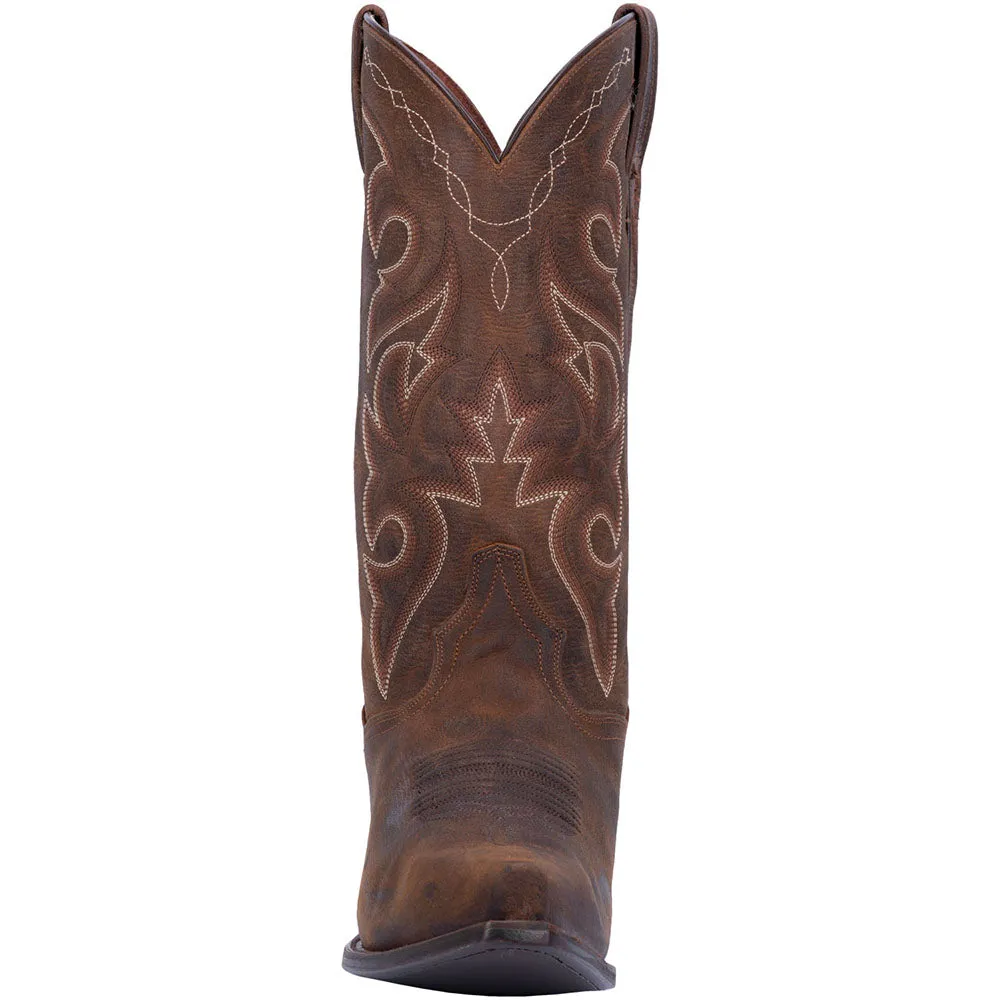 Renegade Distressed Embroidered Snip Toe Cowboy Boots