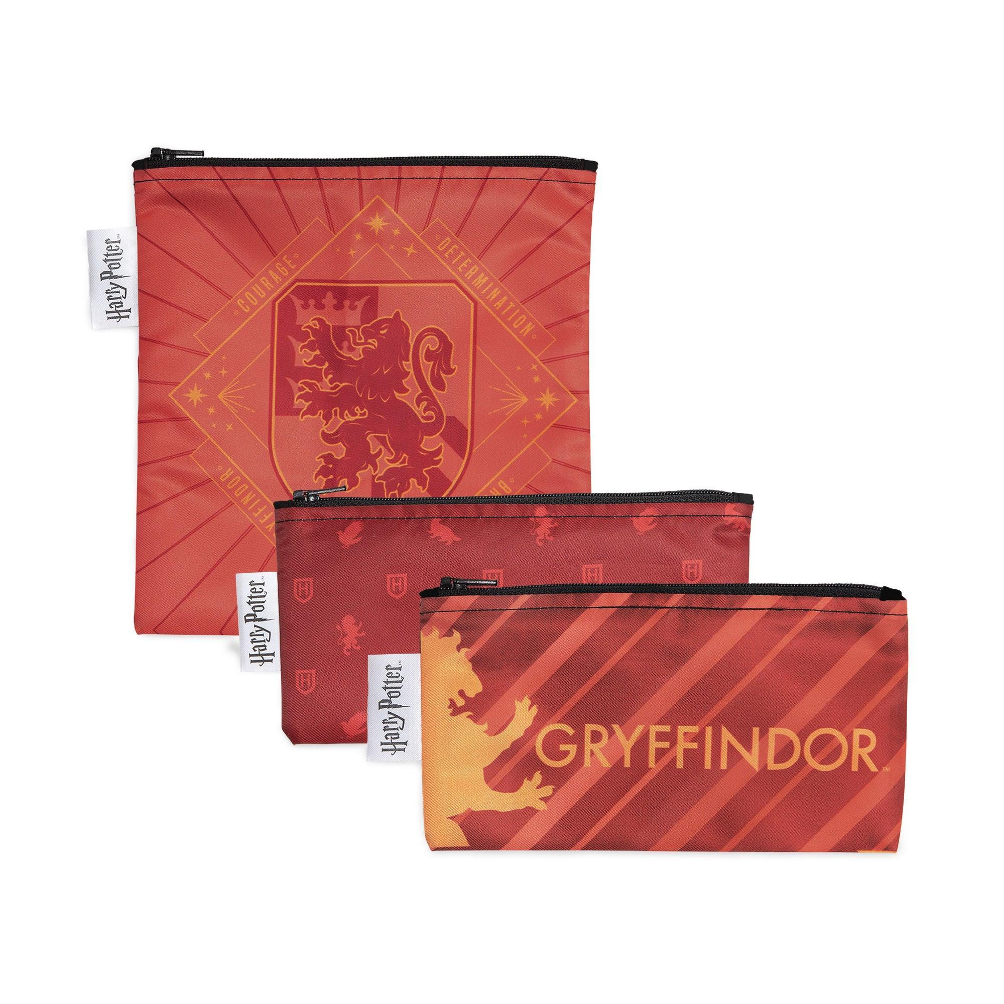 Reusable Snack Bag, 3-Pack: Gryffindor