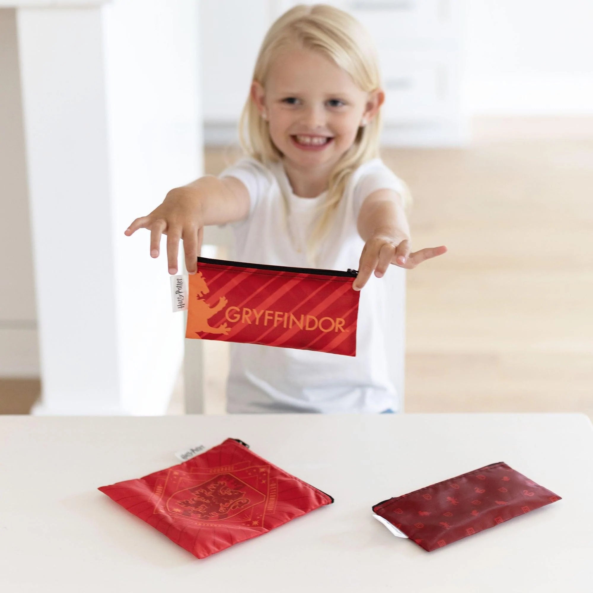 Reusable Snack Bag, 3-Pack: Gryffindor