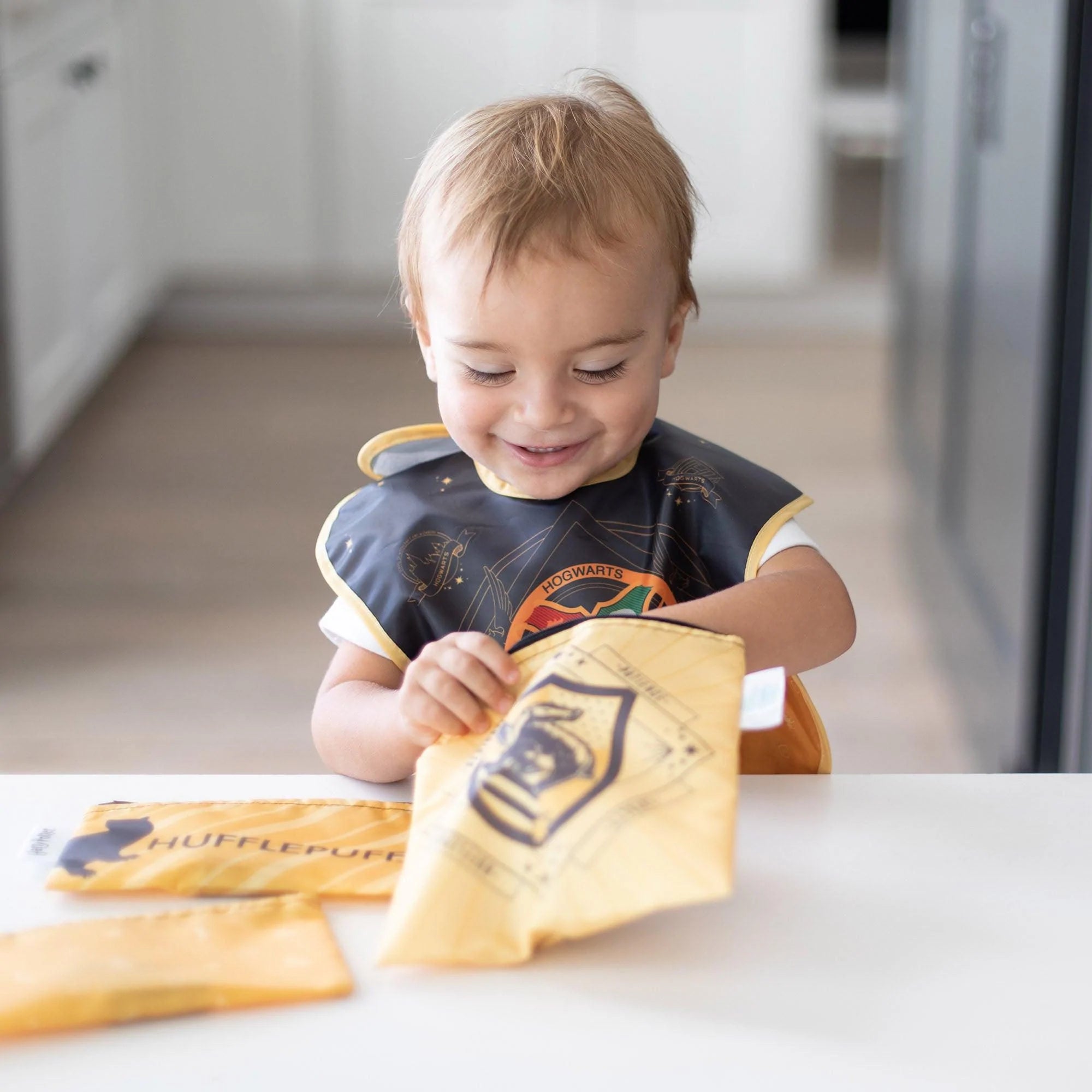 Reusable Snack Bag, 3-Pack: Hufflepuff