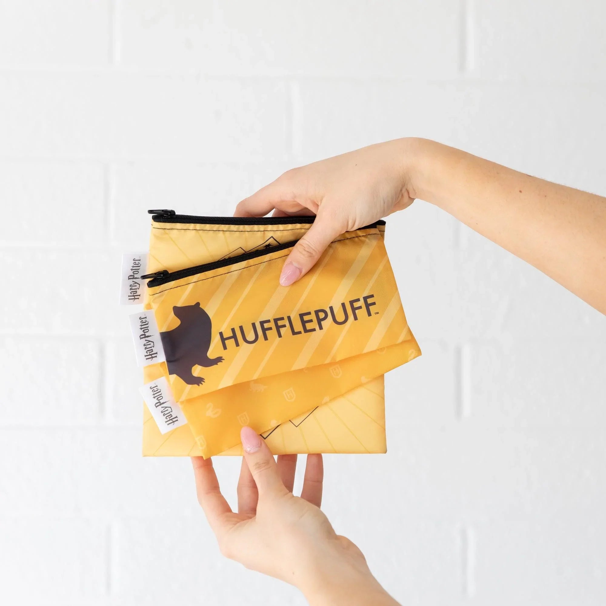 Reusable Snack Bag, 3-Pack: Hufflepuff