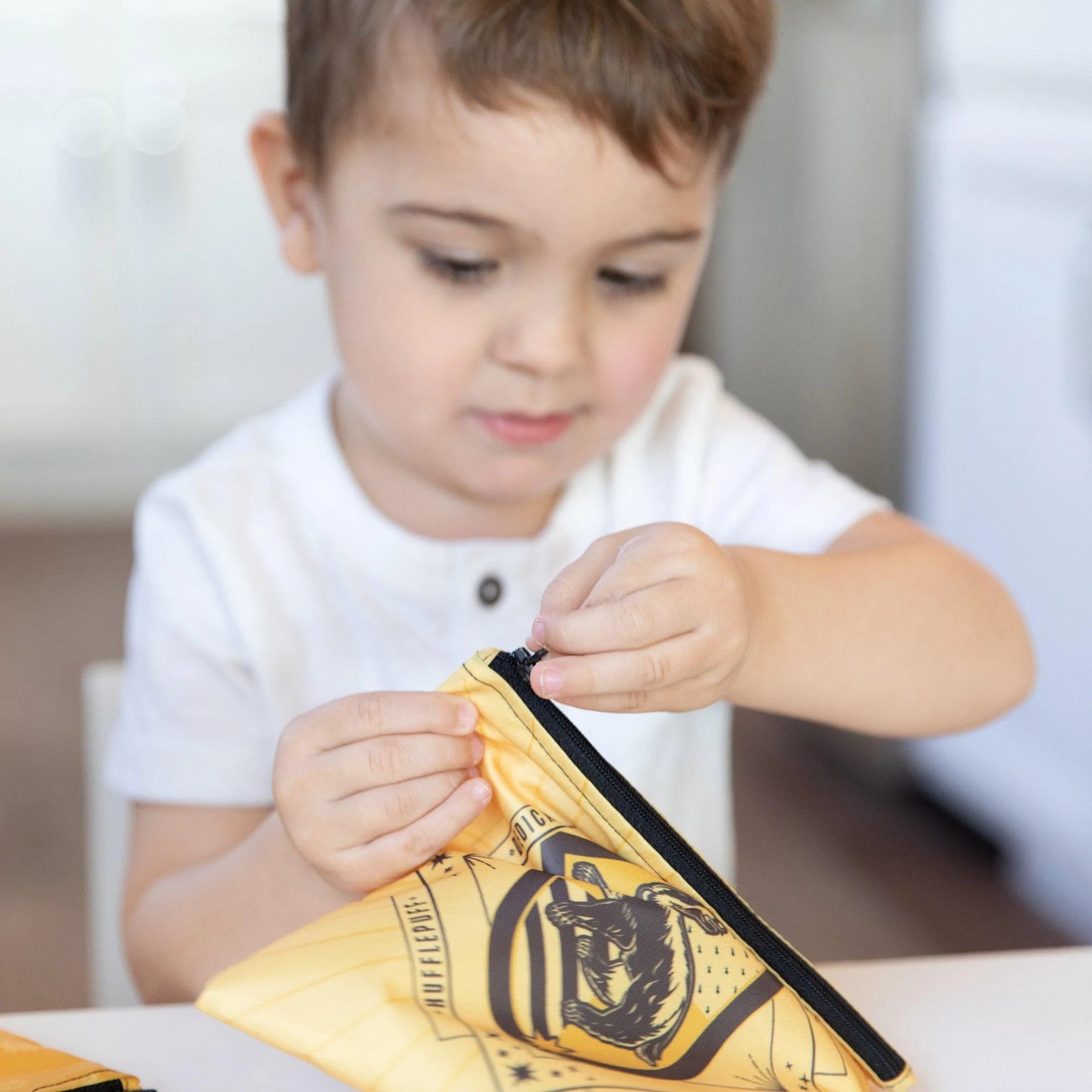 Reusable Snack Bag, 3-Pack: Hufflepuff