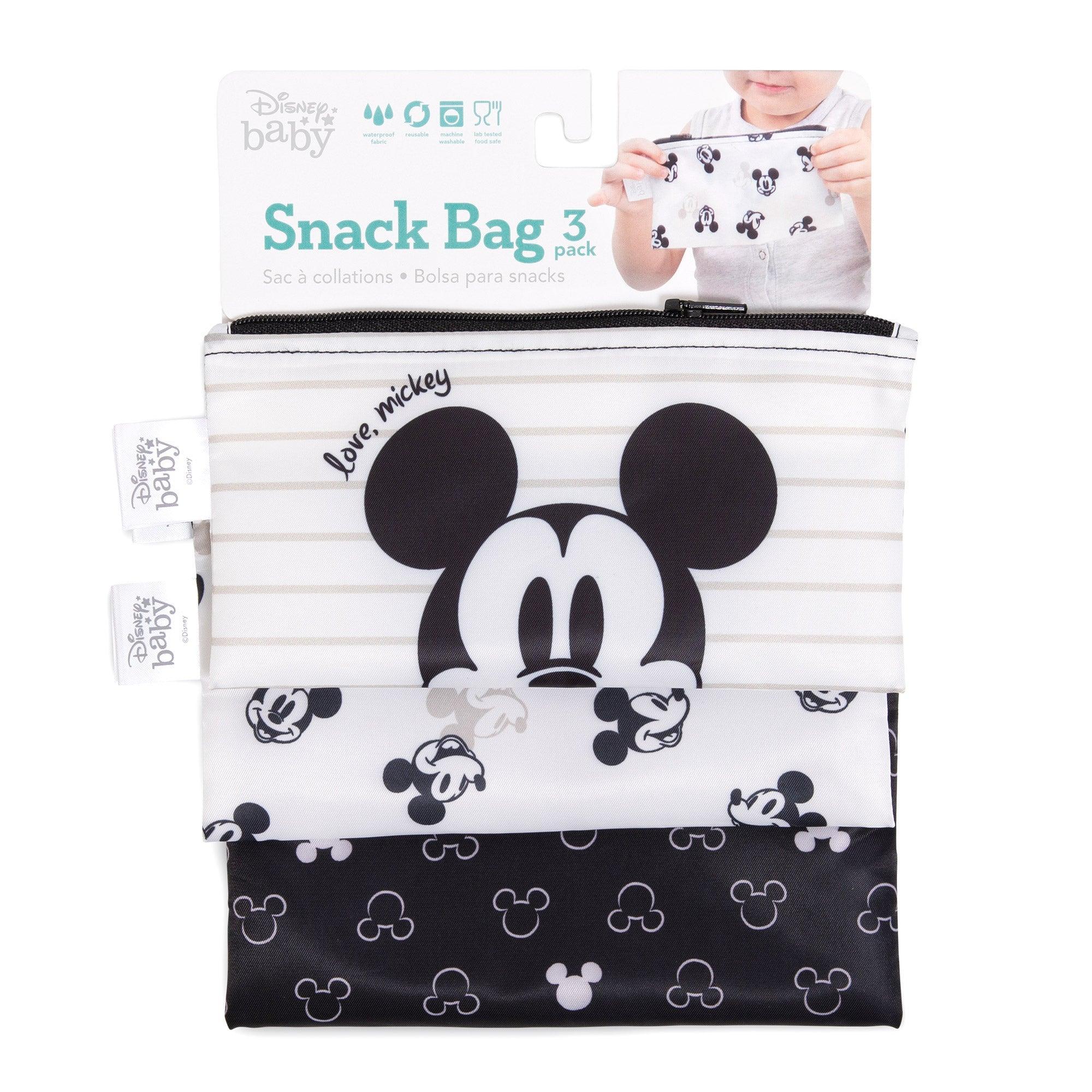 Reusable Snack Bag, 3-Pack: Love, Mickey