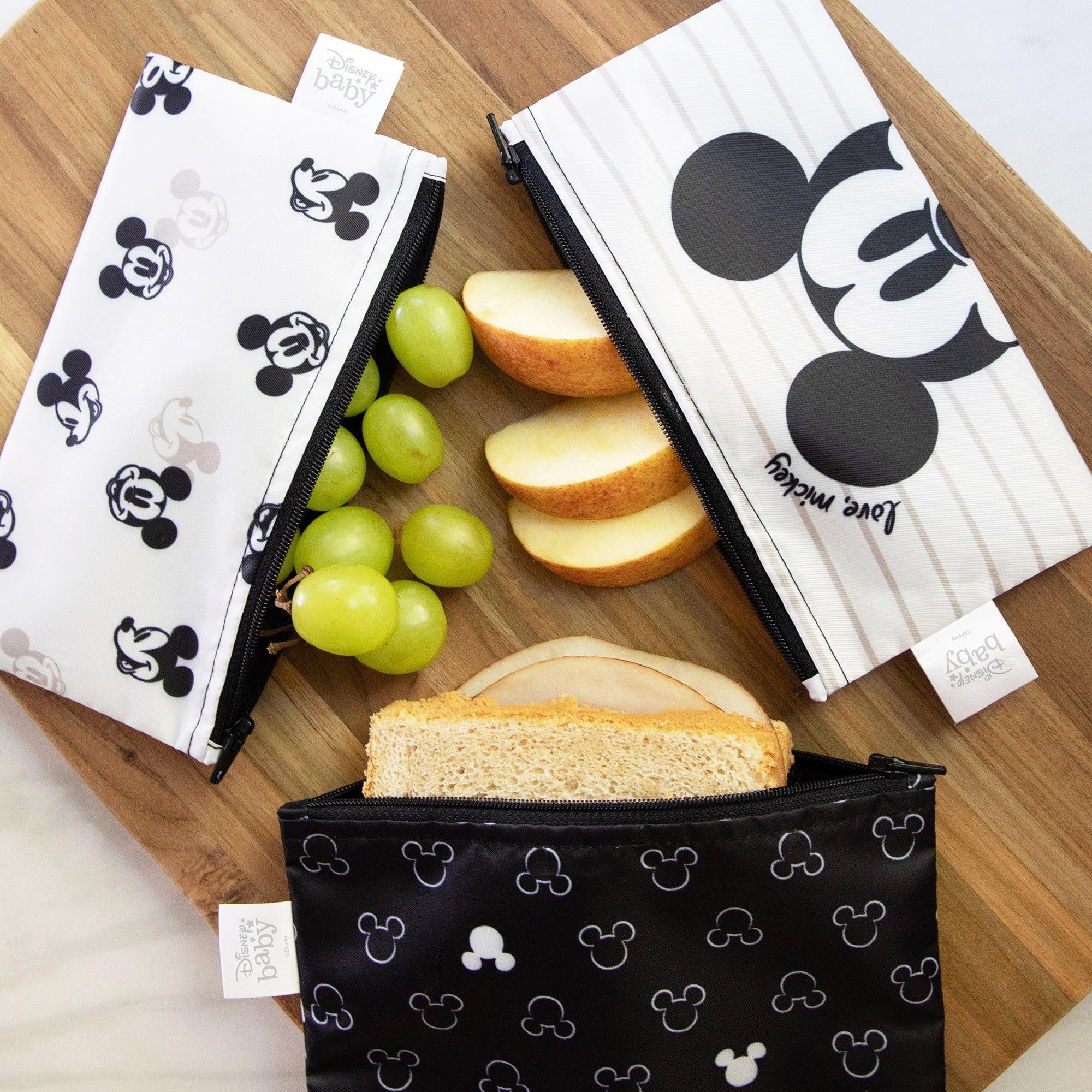 Reusable Snack Bag, 3-Pack: Love, Mickey