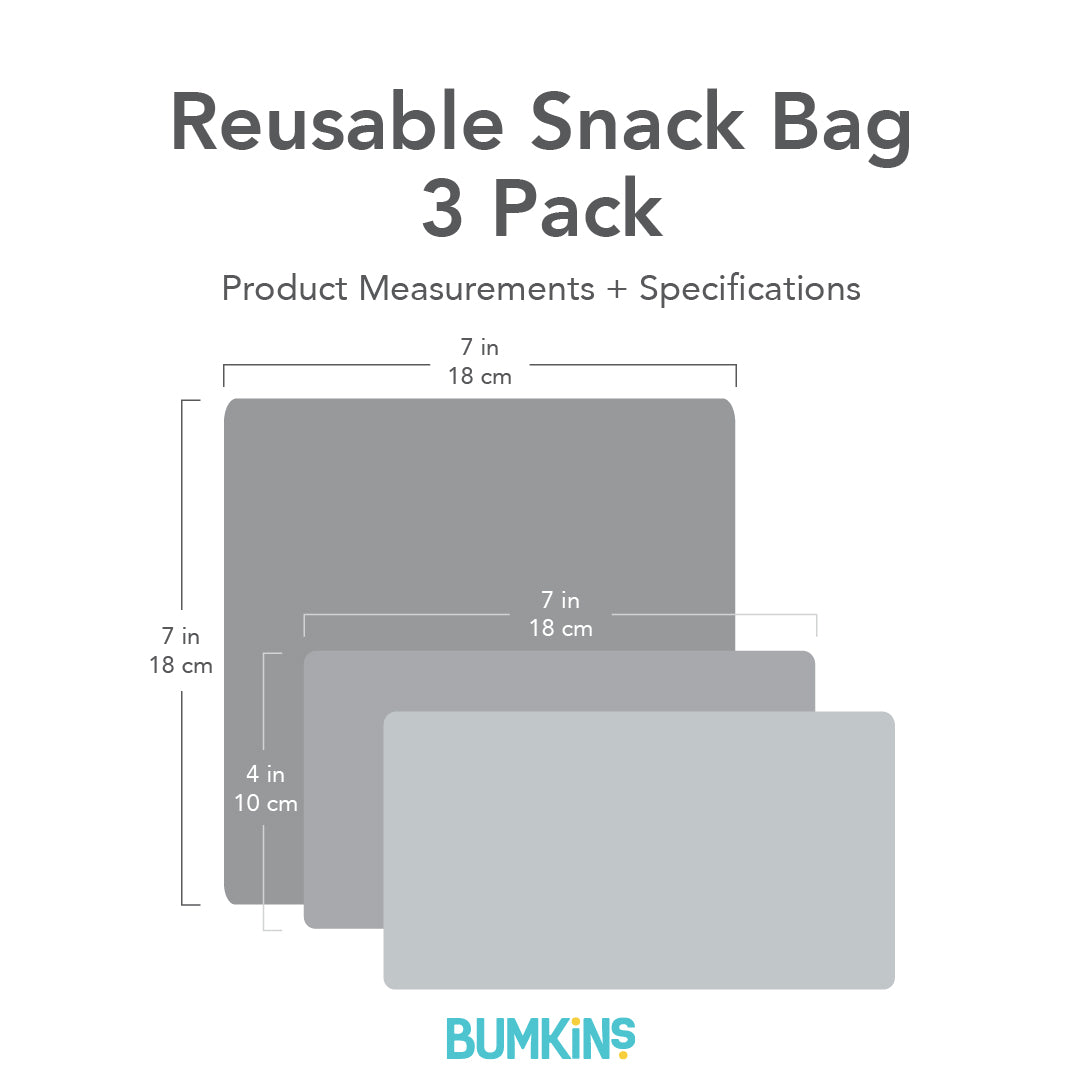 Reusable Snack Bag, 3-Pack: Quidditch